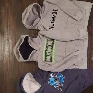 *SOLD* Hurley Boys Hoodies Size 4 & 5
